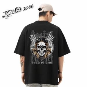 Soft Mens T Shirts Sports Casual Short sleeve Cotton Soft Men Tops Tees Designer Fashion Skull Tops Shirt