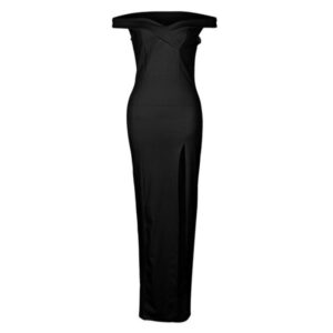 030-A black character dress for ladies