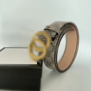 Unisex Designer Leather Belt with Modern Contempoary Style