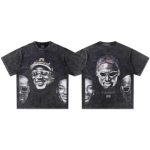 2025 Spring/Summer Series Direct Injection 210g Heavy American Street Style Fashion Brand Pure Cotton Men's T-Shirt