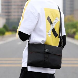 Manufacturers direct shoulder bag male fashion brand crossbody bag fashion double messenger bag backpack male bag a piece of hair