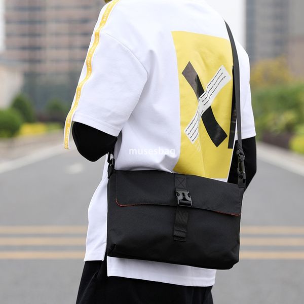 Manufacturers direct shoulder bag male fashion brand crossbody bag fashion double messenger bag backpack male bag a piece of hair
