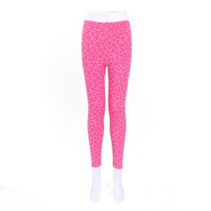 Outdoor breathable leopard print low-rise exercise yoga pants