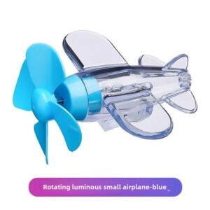 Car Electric Vehicle Motorcycle Wind Energy Small Airplane Wind Power LED Lights Car Ornaments