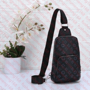 Real leather chest AV. sling bag D.GRAP. N41719 travel bags MENS cross body breast shoulder pouch Compact Sporty Smart Strap Side Carry Men Body