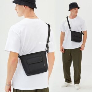 Men's crossbody bag Japanese Shoulder bag Men's Korean waterproof Oxford fabric travel body bag Casual small bag Messenger bag