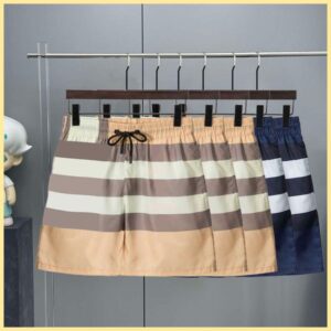 Mens Shorts Designer Beach Shorts swimming trunks Plaid striped Printed Drawstring Quick dry vacation luxury Pants Relaxe Streetwear Sweatpants Asian Size M-3XL