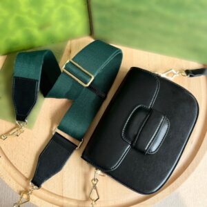 Saddle Bag Black Shoulder Bag Designer Bag Handbag Small Purse High Quality Genuine Leather Flap Two Strap Luxurys Handbags Cross Body Designer Bags Crossbody Bags