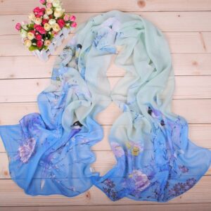 Spring new lucky bird women's chiffon long scarf –830462