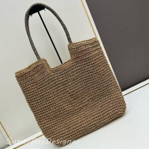 7A women Totes Straw bag Luxury handbags designer tote Colorblock design weave Raffias handle beach bag shopper weekender clutch Crossbody Shoulder bag Hollow