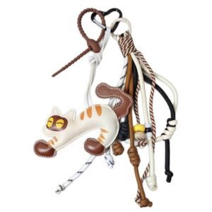 Tennis keychain, woven rope, car decoration, girl's bag pendant