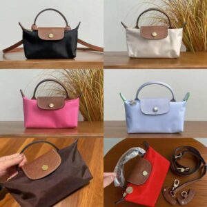 Designer bag mini totes nylon tote bag waterproof luxury bag 2025 womens handbag beach bag travel shoulder bag flap mini purse key wallet with strap black 001