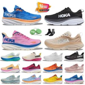 8 Bondi 2024 Running Shoes Men Womens Blakc White Clifton 9 Harbor Trainers Platform Runners Sneakers36-45 thf