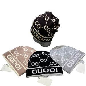 Winter Warm Knitted Hat Fashion Beanie Cap Designer Skull Caps for Man Woman 3 Colors
