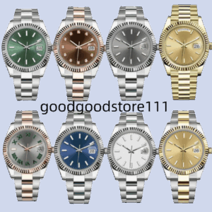 Luxury automatic mechanical watches Classic design high quality movement Available in 36mm and 41mm Full stainless steel luminous waterproof Mens automatic watch