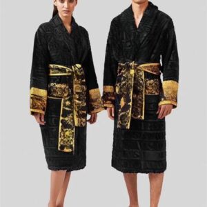 Coats Cotton Men Women Bathrobe Sleepwear Long Robe Designer Letter Print Couples Sleeprobe Nightgown Winter Warm Unisex Pajama