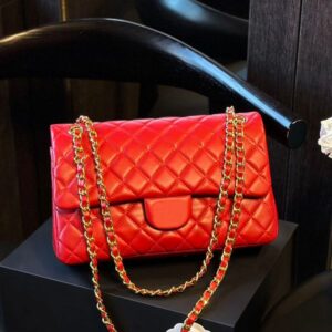 26cm Women Designer Shoulder Classic Double Flap Bag Multi Colors Purple Tote Lambskin Leather Golden Metal Hardware Matelasse Chain Handbag Cross Body Purse