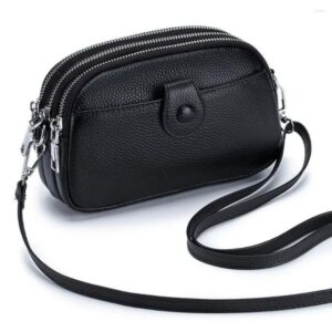 Shoulder Bags Genuine Leather One Bag Women Casual Crossbody Designer Small Handbag Lipstick Key Phone Pouch Case For Female
