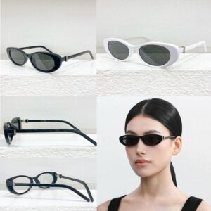 New Season Luxury Sunglasses Classic Mini Cat Eye 1680S Brand High Quality Beautiful Womens Elegant Glasses Mirror Frame With Diamond Letter Pattern