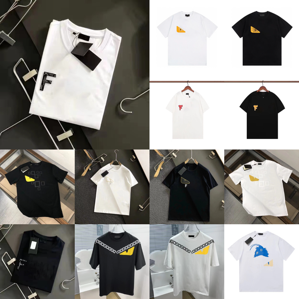 2025 Mens t designer tshirt man black tee womens T-Shirts 100% Cotton sleeve men women short T-shirt clothes polo tshirts shirt