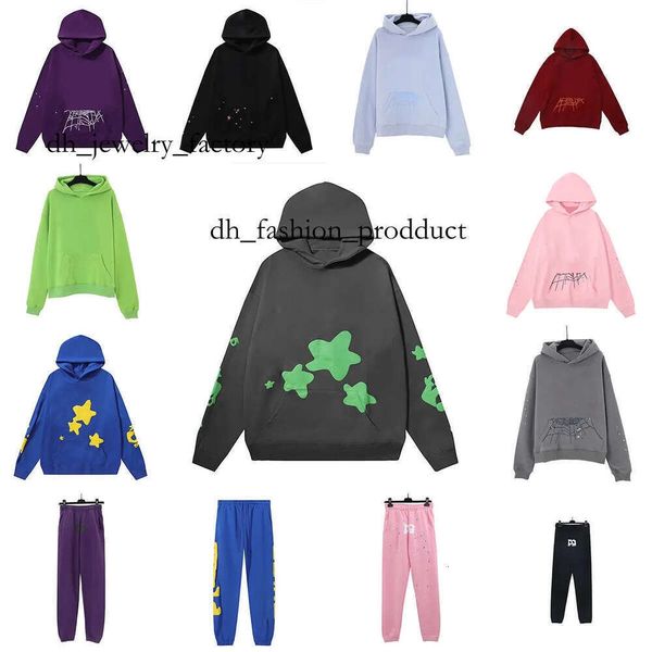 spider designer New 5A spider hoodie Mens Hoodie for men Sweatshirts Hoody Young Thug Angel Women polo Web Hoodies Tracksuit Puff Print Pullover pants 98c 87e