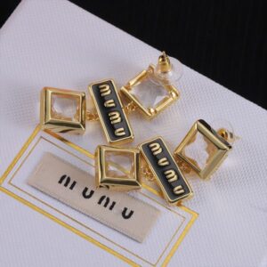 Designer Gold Stud for Womens Pendants Geometric Sier Charm Jewelry Fashion Ear Studs Hoop Earring Woman Designers Earrings Gift
