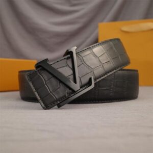 Designer Belt Genuine Leather Belts Man Woman Width 4cm Luxury Classic Smooth Buckle 6 Models Optional High Quality