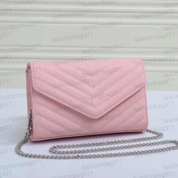 Designer bag sac luxe handbag Envelope handbag Luxury Bags caviar leather small square bag women's crossbody bag chain bag mini bag black red white Shoulder bags