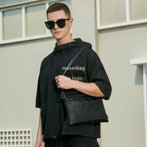 Crossbody bag men's shoulder bag Small bag crossbody bag Fashion brand canvas summer messenger bag Japanese retro casual bag women