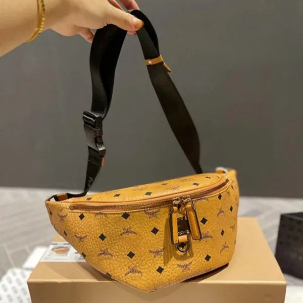 Designer fanny pack women's stylish chest bag men's shoulder crossbody bag designer zipper purse handbag