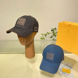 Man Ball Caps Designer Letters Cap Washed Denim Hats Street Style for Woman 2 Color Casquette Adult Adjustable