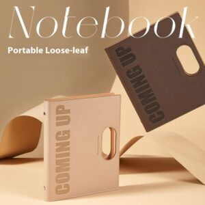 Professional Grade Small Leatherbound Booklet for Organizing Notes – Premium Quality Handled Workpad