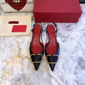 New Fashion Women's Sandals Designer Top High Heel Shoes Pointed Sexy Formal Shoes Letter Buckle Sheepskin Rubber Outdoor Anti slip 36-40