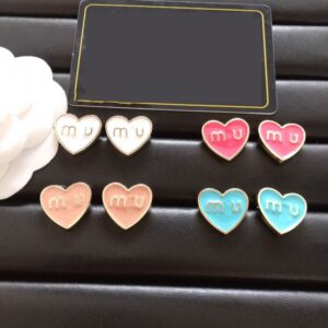 Luxury Earrings Stud Fashion Letter Earrings Woman Designer Earring Women 18k Gold Plated Diamond Wedding Gifts Luxury Jewelry