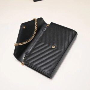 Designer Bag Shoulder Bag Purse Ladies Crossbody Flap Embossed Denim Leather Chain Wallet Classic Black Gold Label Fashion Deluxe Bag High Quality Envelope