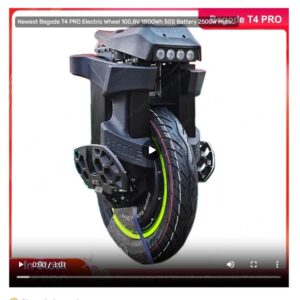 2025 Newest Begode T4 PRO Electric Wheel 100.8V 1800Wh 50S Battery 2500W Motor 16inch Tire With 24 Mosfet Top 78km/h 7075 Al-S linkage 100mm Suspension