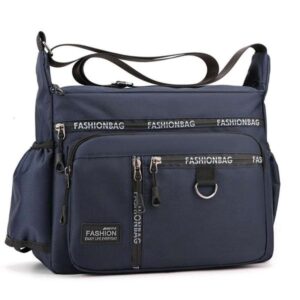 New Cross Bag for Men's Business Travel, Trendy Brand, Simple Single Shoulder Small Backpack 8645