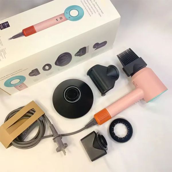 Hair Drier Hair Dryers Salon Anion Mute Designer Hair dryer HD08 Safety Powerful Electric Egative Ionic Professional negative Quick-dry Blow Hair Drier Travel