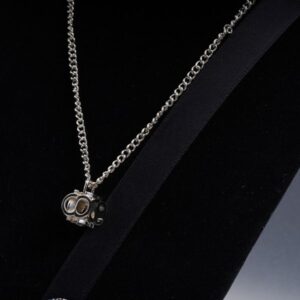 Heart Unique Brand New Luxury Jewelry Sterling Silver Big Blue Sapphire Diamond Party Chain Pendant Necklace For Women Gift