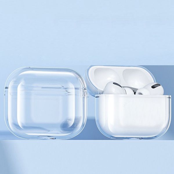 For AirPods 4 Pro 2 Airpod 3 TWS Wireless Headphones Earphone Bluetooth-compatible Waterproof Headset Accessories Solid Silicone Protective Cover