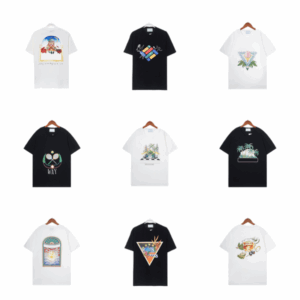 Cas235 Unisex Fashionable Loose-Fit Short-Sleeve Tee for Men & Women