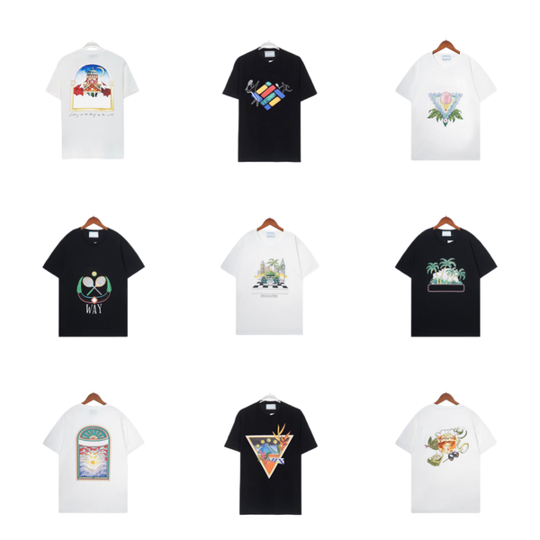 Cas235 Unisex Fashionable Loose-Fit Short-Sleeve Tee for Men & Women