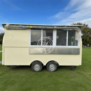 Customized Mobile Coffee Ice Cream Cart Fast Food Truck Trailer Fully Equipped Mobile Food Truck With Full Kitchen