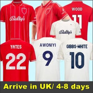 25 26 NoTTInghamS LINGARD Soccer Jerseys GRABBAN Johnson Surridge 2025 2026 Men kids Forest Awoniyi AMEOBI KROVINOVIC ELANGA Football Shirts Men Kids Kit