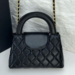 Designer bag plain Shoulder bag Diamond pattern stitching Crossbody handbag over tote bag Mini shiny calfskin Summer outings luxury bag