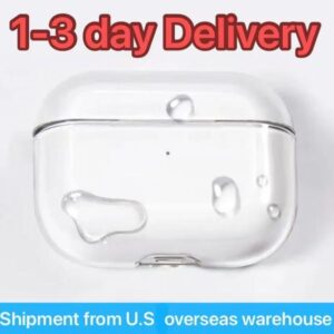 USA Stock For Apple Airpods Pro 2 3 4 Generation airpod 4 pro Headphone Accessories Solid TPU Silicone Protective Earphone Cover Wireless Charging Shockproof Case