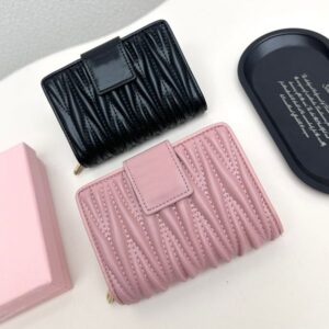 Designer bag Sheepskin Wallets Leather Mini Wallet Classic card holder Handbags Classic Clutch Bags Luxurys Purse Card Women Ccredit card slot Fortune bag 13.5m