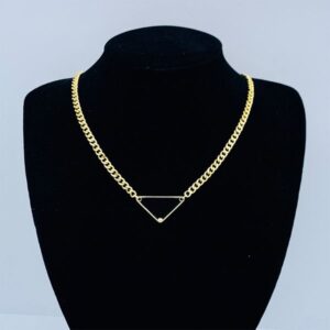 designer necklace classic necklaces mens womens inverted triangle pendant diamond decoration pendants Valentine's Day gift