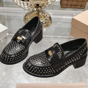 Classic casual shoes for women designer shoes thick soles solid color leather platform shoes waterproof comfortable fashion shoes new spring autumn leather shoes