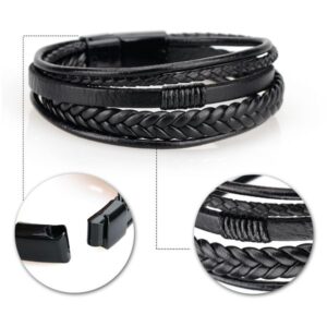 Hot selling bracelets in Europe and America, fashionable and hot selling, leather rope hand woven bracelets, ethnic style headwear bracelets